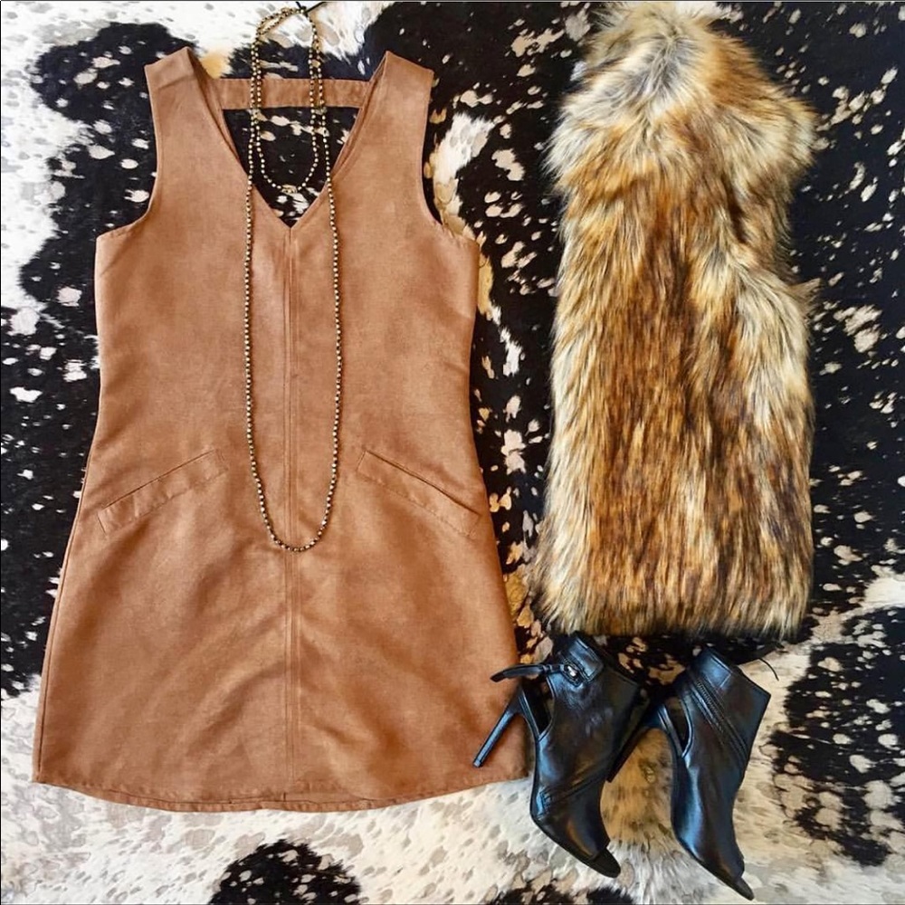 NWT: Jack by BB Dakota Suede Shift Dress